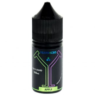 Yearn4CBD e-Liquid - Apple - 500mg CBD