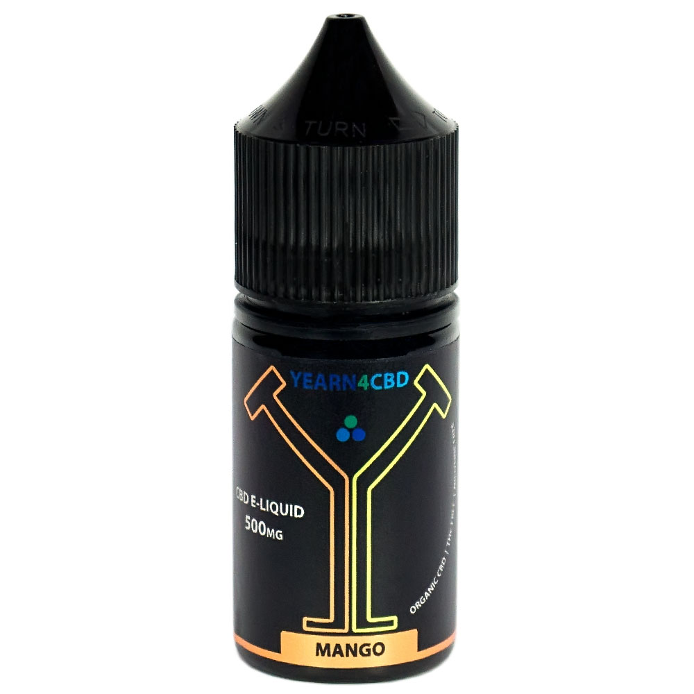 Yearn4CBD e-Liquid - Mango - 500mg CBD