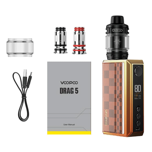 Voopoo Drag 5 177W Box Mod Kit with Uforce-X Tank Atomizer 5.5ml - Image 4